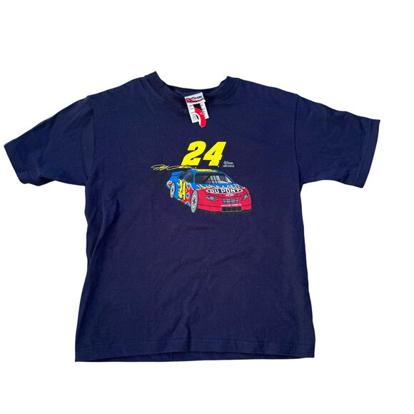 Vintage 1990s Chase Authentics Kids Jeff Gordon NASCAR T-Shirt Size 7 - Picture 1 of 5
